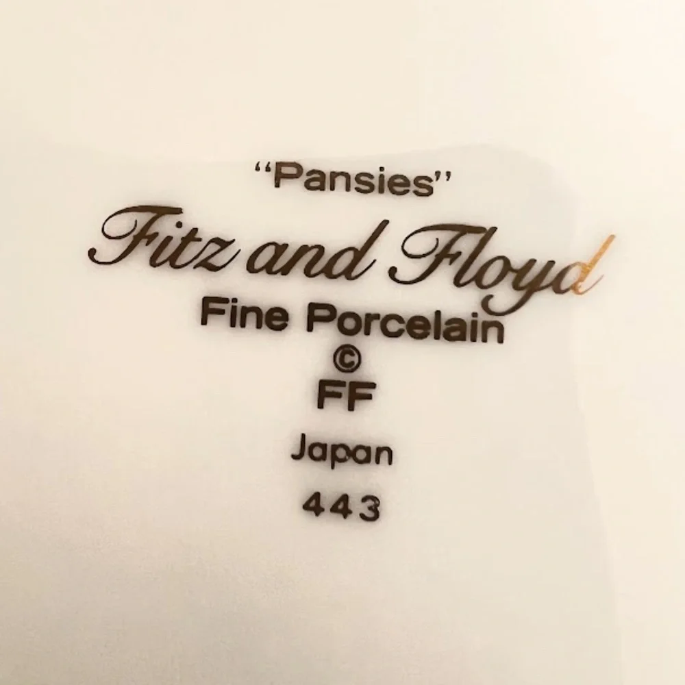 ⭐️H.P. Fitz and Floyd Fine Porcelain - Picture 4 of 5